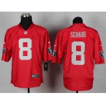 nike nfl jerseys oakland raiders #8 schaub red[Elite]