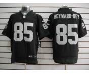 nike nfl jerseys oakland raiders #85 heyward-bey black[elite]