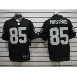 nike nfl jerseys oakland raiders #85 mastrud black[Elite][mastrud]