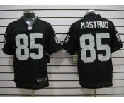 nike nfl jerseys oakland raiders #85 mastrud black[Elite][mastrud]