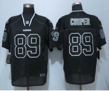 nike nfl jerseys oakland raiders #89 cooper black[Elite lights out][cooper]