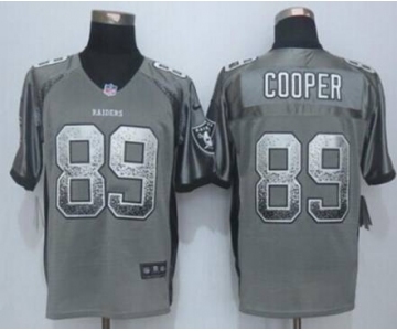 nike nfl jerseys oakland raiders #89 cooper grey[Elite drift fashion][cooper]