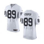 nike nfl jerseys oakland raiders #89 cooper white[2015 new Elite][cooper]