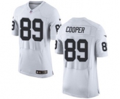 nike nfl jerseys oakland raiders #89 cooper white[2015 new Elite][cooper]