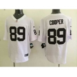 nike nfl jerseys oakland raiders #89 cooper white[Elite][cooper]