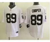 nike nfl jerseys oakland raiders #89 cooper white[Elite][cooper]