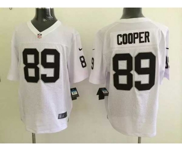 nike nfl jerseys oakland raiders #89 cooper white[Elite][cooper]