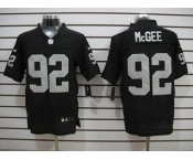 nike nfl jerseys oakland raiders #92 mcgee black[Elite][mcgee]