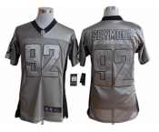 nike nfl jerseys oakland raiders #92 seymour grey[Elite shadow]