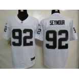 nike nfl jerseys oakland raiders #92 seymour white[elite]