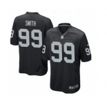 nike nfl jerseys oakland raiders #99 smith black[Elite][smith]