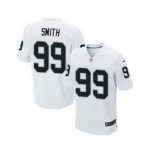 nike nfl jerseys oakland raiders #99 smith white[Elite][smith]