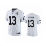 Las Vegas Raiders #13 Hunter Renfrow White 2020 Inaugural Season Vapor Limited Jersey