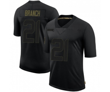 Las Vegas Raiders #21 Branch Black 2020 Salute to Service Limited Jersey