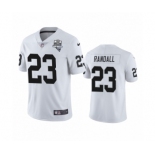 Las Vegas Raiders #23 Damarious Randall White 2020 Inaugural Season Vapor Limited Jersey