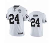 Las Vegas Raiders #24 Johnathan Abram White 2020 Inaugural Season Vapor Limited Jersey