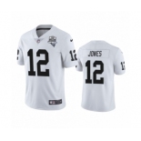 Las Vegas Raiders #24 Zay Jones White 2020 Inaugural Season Vapor Limited Jersey