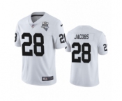 Las Vegas Raiders #28 Josh Jacobs White 2020 Inaugural Season Vapor Limited Jersey