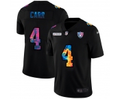 Las Vegas Raiders #4 Derek Carr Men's Nike Multi-Color Black 2020 NFL Crucial Catch Vapor Untouchable Limited Jersey