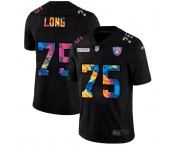 Las Vegas Raiders #75 Howie Long Men's Nike Multi-Color Black 2020 NFL Crucial Catch Vapor Untouchable Limited Jersey