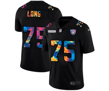 Las Vegas Raiders #75 Howie Long Men's Nike Multi-Color Black 2020 NFL Crucial Catch Vapor Untouchable Limited Jersey