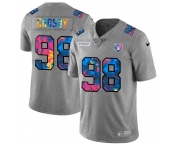 Las Vegas Raiders #98 Maxx Crosby Men's Nike Multi-Color 2020 NFL Crucial Catch NFL Jersey Greyheather