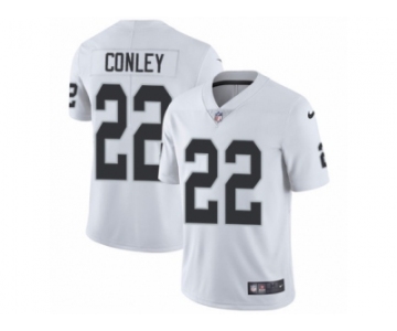 Men Nike Oakland Raiders #22 Gareon Conley White Vapor Untouchable Limited Player NFL Jersey