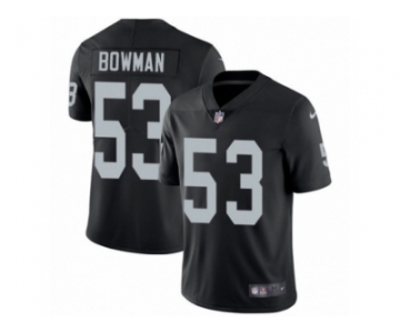 Men Nike Oakland Raiders #53 NaVorro Bowman Black Team Color Vapor Untouchable Limited Player NFL Jersey