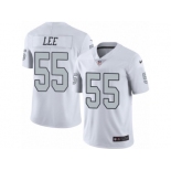 Men Nike Oakland Raiders #55 Marquel Lee Limited White Rush Vapor Untouchable NFL Jersey