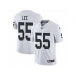 Men Nike Oakland Raiders #55 Marquel Lee White Vapor Untouchable Limited Player NFL Jersey