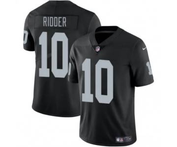 Men's Las Vegas Raiders #10 Desmond Ridder Black 2024 Vapor Stitched Football Jersey