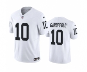 Men's Las Vegas Raiders #10 Jimmy Garoppolo White 2023 F.U.S.E Vapor Untouchable Stitched Football Jersey