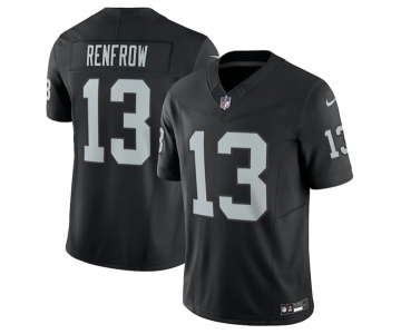 Men's Las Vegas Raiders #13 Hunter Renfrow Black 2023 F.U.S.E Vapor Untouchable Stitched Football Jersey