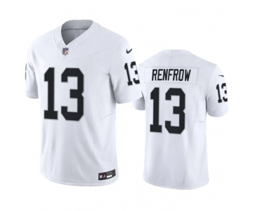 Men's Las Vegas Raiders #13 Hunter Renfrow White 2023 F.U.S.E Vapor Untouchable Stitched Football Jersey