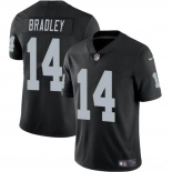 Men's Las Vegas Raiders #14 Carter Bradley Black 2024 Vapor Football Stitched Jersey