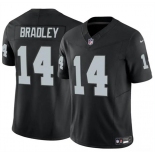 Men's Las Vegas Raiders #14 Carter Bradley Black F.U.S.E. Vapor Football Stitched Jersey