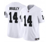 Men's Las Vegas Raiders #14 Carter Bradley White F.U.S.E. Vapor Football Stitched Jersey