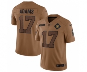 Men's Las Vegas Raiders #17 Davante Adams 2023 Brown Salute To Service Limited Football Stitched Jersey