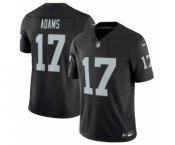 Men's Las Vegas Raiders #17 Davante Adams Black 2023 F.U.S.E Vapor Untouchable Stitched Football Jersey