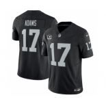 Men's Las Vegas Raiders #17 Davante Adams Black 2023 F.U.S.E With 4-Star C Patch Vapor Untouchable Football Stitched Jersey