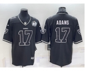 Men's Las Vegas Raiders #17 Davante Adams Black Shadow 2021 Vapor Untouchable Stitched Nike Limited Jersey