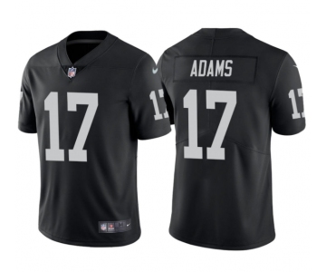 Men's Las Vegas Raiders #17 Davante Adams Black Vapor Limited Stitched Jersey