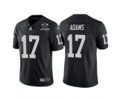 Men's Las Vegas Raiders #17 Davante Adams Black With 2020 Inaugural Season Patch Vapor Limited Stitched Jersey