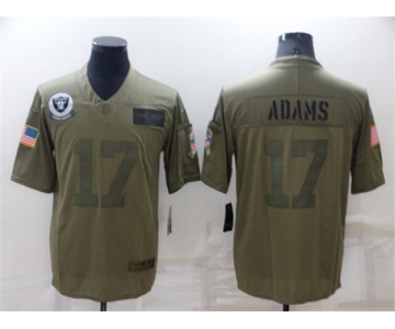 Men's Las Vegas Raiders #17 Davante Adams Camo Salute To Service Limited Stitched Jersey