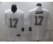 Men's Las Vegas Raiders #17 Davante Adams White Color Rush Limited Stitched Jersey