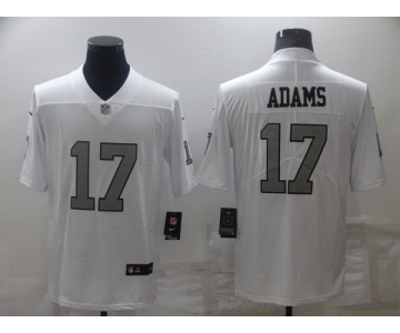 Men's Las Vegas Raiders #17 Davante Adams White Color Rush Limited Stitched Jersey