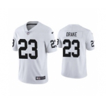 Men's Las Vegas Raiders #23 Kenyan Drake White Stitched Vapor Untouchable Limited Football Jersey