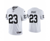 Men's Las Vegas Raiders #23 Kenyan Drake White Stitched Vapor Untouchable Limited Football Jersey