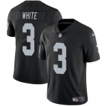 Men's Las Vegas Raiders #3 Zamir White Black 2024 Vapor Football Stitched Jersey