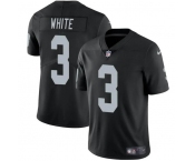 Men's Las Vegas Raiders #3 Zamir White Black 2024 Vapor Football Stitched Jersey